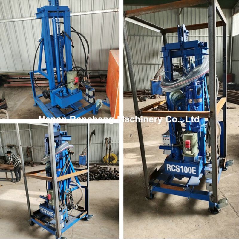 Piattaforma di perforazione portatile elettrica a 100 m di profondità con motore da 22 CV e carico massimo di 40 kg