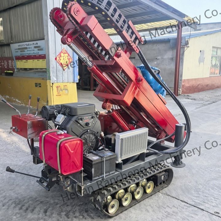 RCKM-30S Piccolo conduttore idraulico per installazione di pile solari con motore a benzina da 28 CV