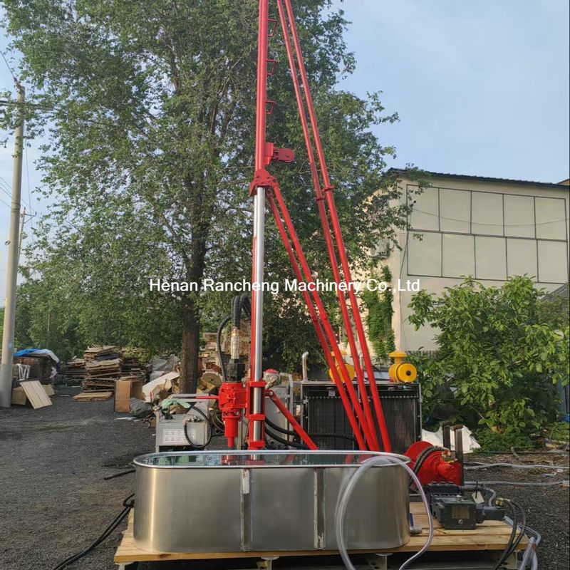 100-240RPM Velocità di rotazione nominale del verricello Rig di trivellazione di piccoli nuclei 96L/min Flusso nominale del sistema idraulico