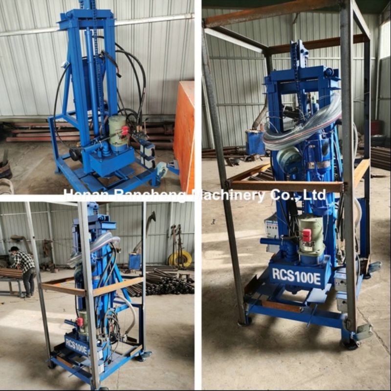 Piattaforma di perforazione portatile elettrica a 100 m di profondità con motore da 22 CV e carico massimo di 40 kg