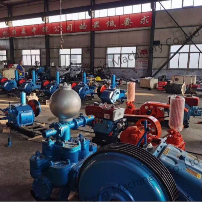 185 kW di potenza 7MPa di pressione massima per la perforazione pompa di fango per 1000m progetti di pozzi d'acqua profonda 7200kg