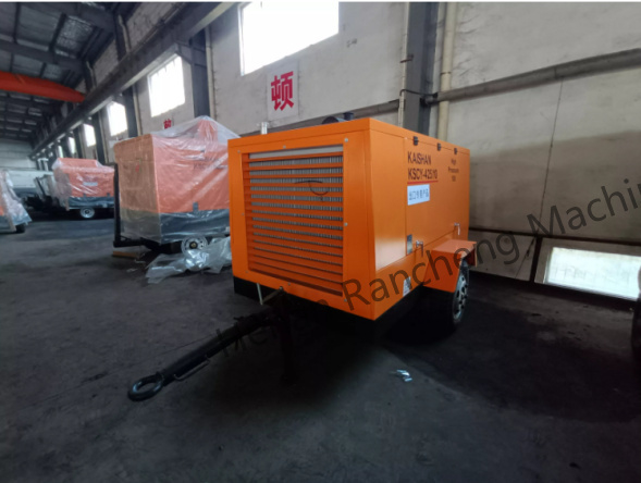 KSCY-400/14.5K  Compressore d'aria a vite portatile diesel da 400cfm con motore Cummins