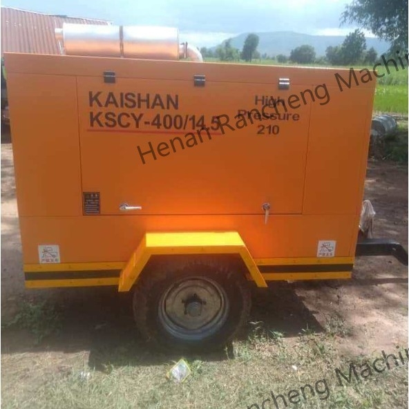 KSCY-400/14.5K  Compressore d'aria a vite portatile diesel da 400cfm con motore Cummins