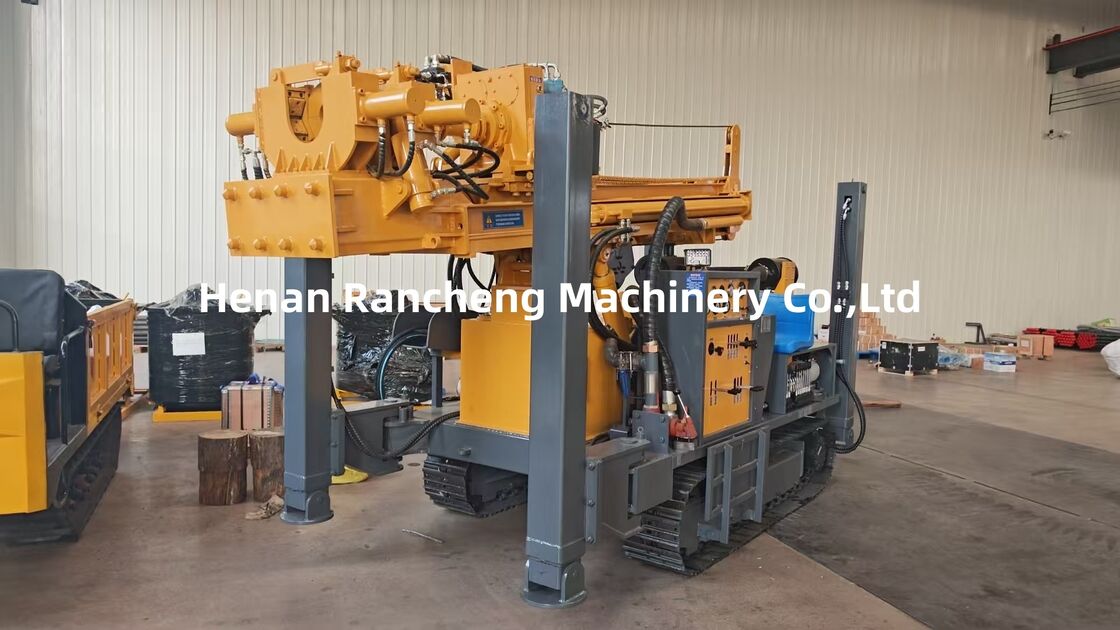 300m profondità di perforazione pozzo di acqua tipo Crawler macchina di perforazione 85KW Yuchai motore