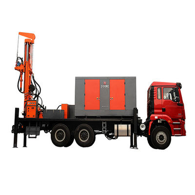 Camion per la perforazione di pozzi d'acqua a 200 m di profondità Veicolo da trasporto 6x4 266 CV Motore di veicolo da carico