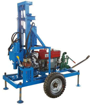 150m di profondità portatile per la trivellazione di pozzi 22Hp / 16.2Kw Potenza del motore diesel