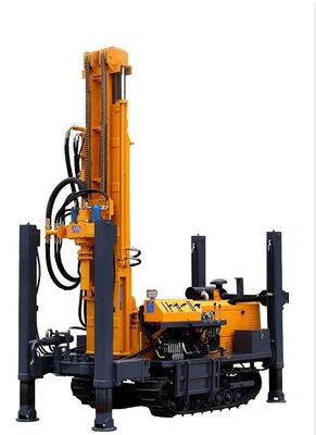 180m profondità crawler montato macchina di trivellazione 55KW 90mm - 300mm Dia