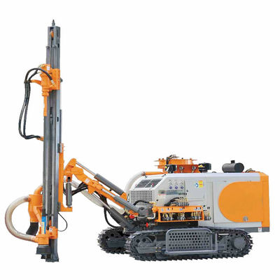 22 m di profondità DTH verso il basso il foro di trivellazione Rig 193HP Motore diesel 80 mm - 118 mm di portata di buco