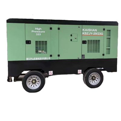 Pressione 23bar Foratura a vite diesel Compressore d'aria 65L Capacità di olio 29m3/min Capacità