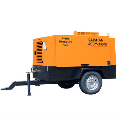 9. 2m3 / min Capacità compressore d' aria per trivellazione Yuchai 88KW 8bar Pressione di lavoro