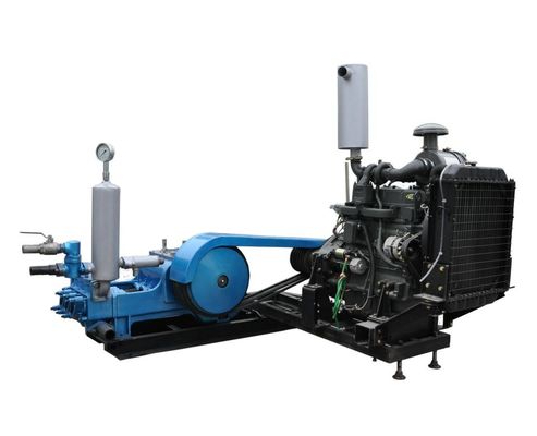 600 L/Min Tasso di flusso Piccola pompa di fango per perforazione 110mm Pistola di corsa 55kw Input di potenza