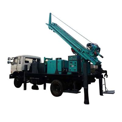 280 m di profondità Camion montato macchina per la perforazione di pozzi d'acqua motore di veicolo a carico da 210 CV
