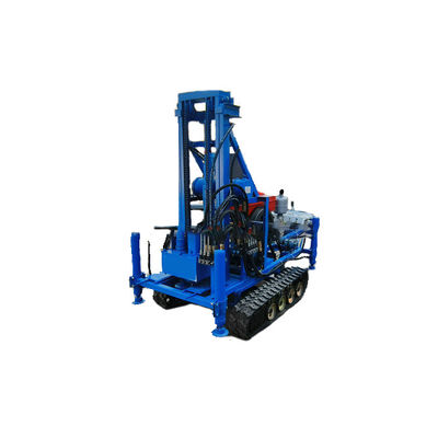 Rubber Crawler Portatile per la perforazione di pozzi d'acqua 22 HP Motore diesel 150m profondità