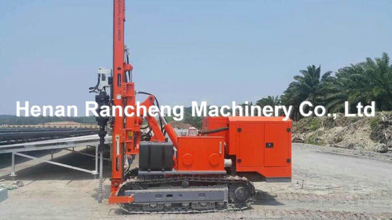 100 m di profondità Crawler idraulico pilota solare driver sia perforazione rotativa e ramming