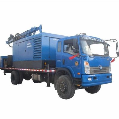Perforazione di pozzi d'acqua a 300 m di profondità 266 CV Motore del veicolo di carico 115 - 350 mm di diametro