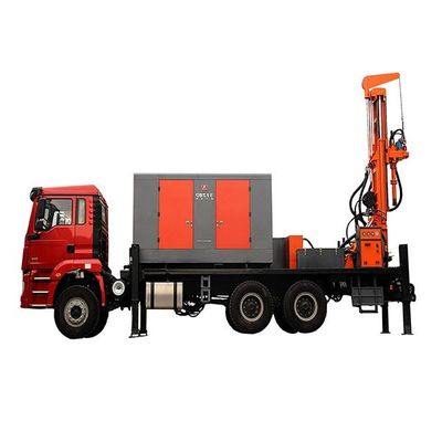 200m profondità di perforazione pozzo di acqua perforazione rig 118HP Cummins 115 - 350mm di diametro di foratura