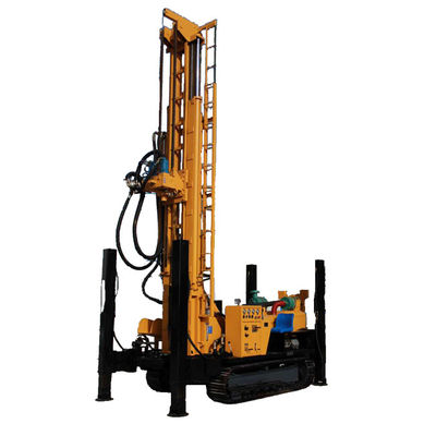 400 m di profondità di acciaio Crawler montato macchina di perforazione pozzo d'acqua 92KW Yuchai motore