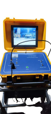 Camera di ispezione di pozzi di 300 metri Camera sottomarina con verricello elettrico e casella di controllo principale in lega di alluminio