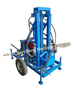 Potente macchina portatile per la perforazione di pozzi per acqua per 150 m di profondità di perforazione e 450 mm di diametro