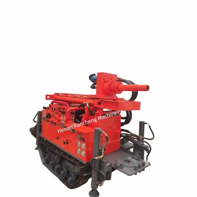 Alta efficienza 150m Deep Compact Crawler Water Well Drilling Rig Machine