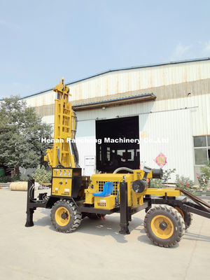 Max 220m 4 ruote Diesel Trailer Tipo per la trivellazione di pozzi idrici