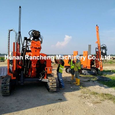 20 - 100 m di profondità Crawler Hydraulic Solar Pile Driver con 7000N.M di coppia