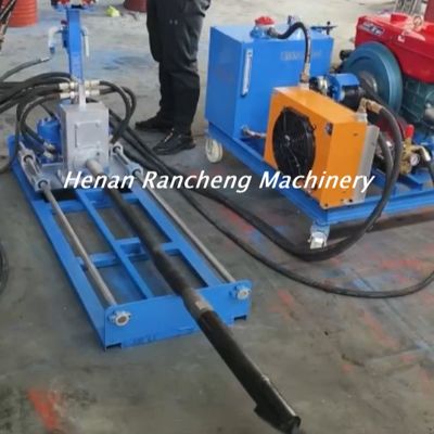 Profondità di perforazione 60-80m Macchina idraulica a trazione con motore diesel da 32 CV