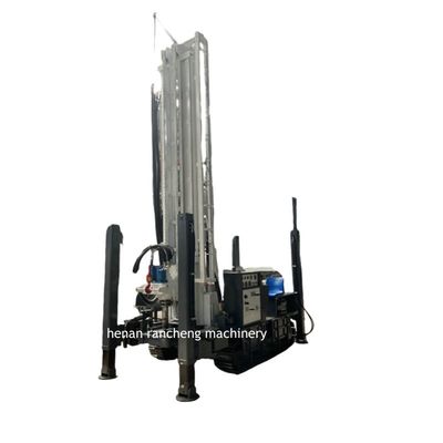Europa 350m Crawler Hard Rock Water Well Drilling Rig Con 91KW di potenza