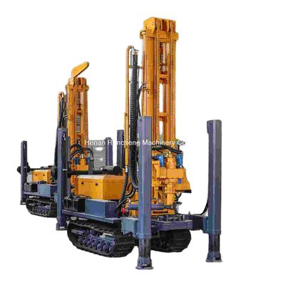 180m Pneumatico per la trivellazione di pozzi d'acqua Multifunzione Crawler Rig montato con 55KW Quanchai Diesel