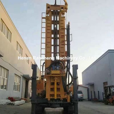 Macchina per la perforazione di pozzi idraulica a trascinatore a 1000 m Pneumatica con motore diesel