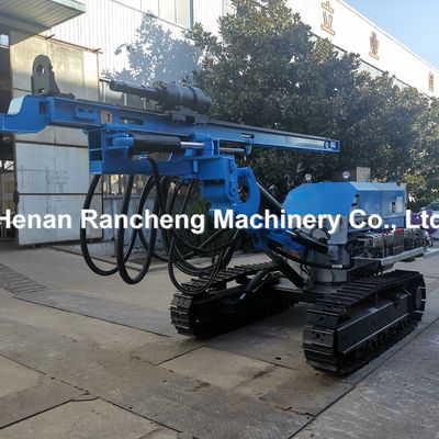 60-80 m di profondità Crawler idraulica DTH per la trivellazione sia per la trivellazione rotativa che per il ramming