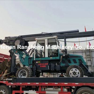 Tipo di ruota Rod quadrato rotativo per la perforazione piattaforma di perforazione pilastro autista macchina di perforazione pilastro di pilastro terra di vite recinzione attrezzature idrauliche