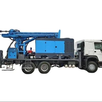 280 m di profondità Camion montato per la trivellazione di pozzi d'acqua Motore per veicoli a carico da 210 CV