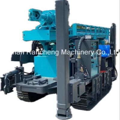 350m Hard Rock Crawler Water Well Drilling Rig Machine Motore diesel da 91 kW