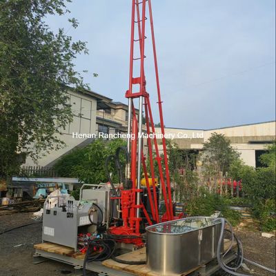 100-240RPM Velocità di rotazione nominale del verricello Rig di trivellazione di piccoli nuclei 96L/min Flusso nominale del sistema idraulico