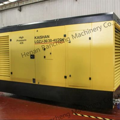 Compressori a vite per motori diesel Yuchai da 25 bar a 400 CV Compressori d'aria portatili