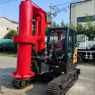 RCQ-10C Mini piattaforma di impilazione idraulica rotativa con motore diesel Kubota 36KW