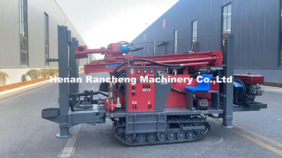 Rig RCF200C per la perforazione di pozzi idrici a 200 metri di profondità con motore diesel da 58 kW