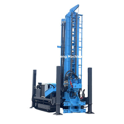 Equipaggiamento per la perforazione di pozzi d'acqua a 800 m di profondità 153 kW Motore 140 mm - 500 mm di diametro