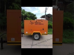 KSCY-400/14.5K  Compressore d'aria a vite portatile diesel da 400cfm con motore Cummins